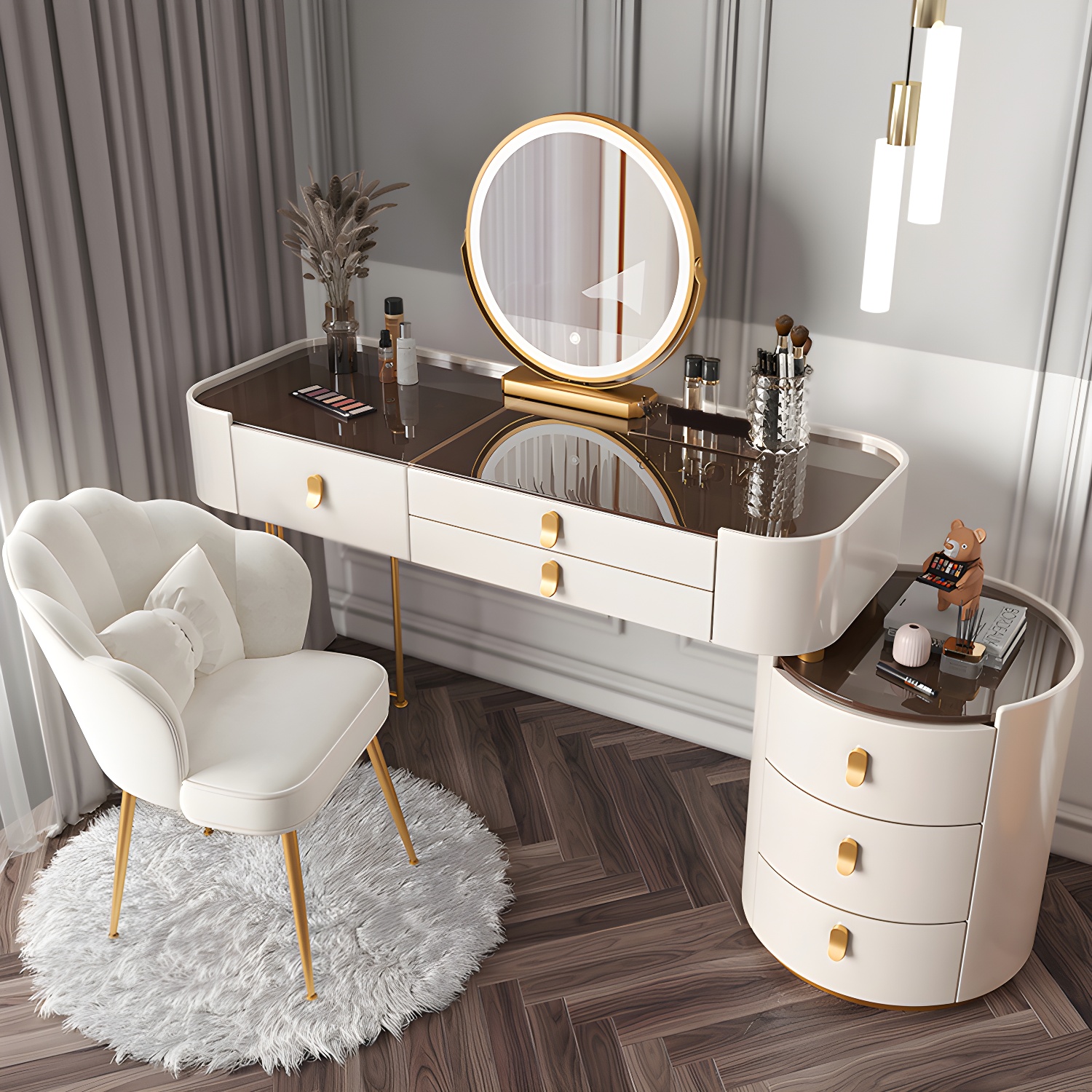 Glam Lighted Vanity | Ormau - image 32