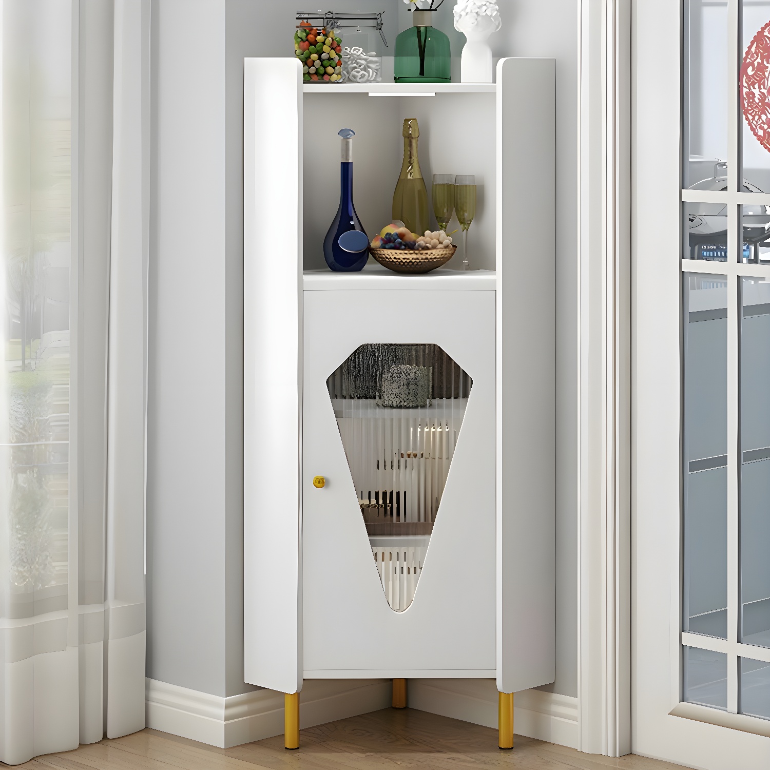 Glam Corner Cabinet | Ormau - image 23