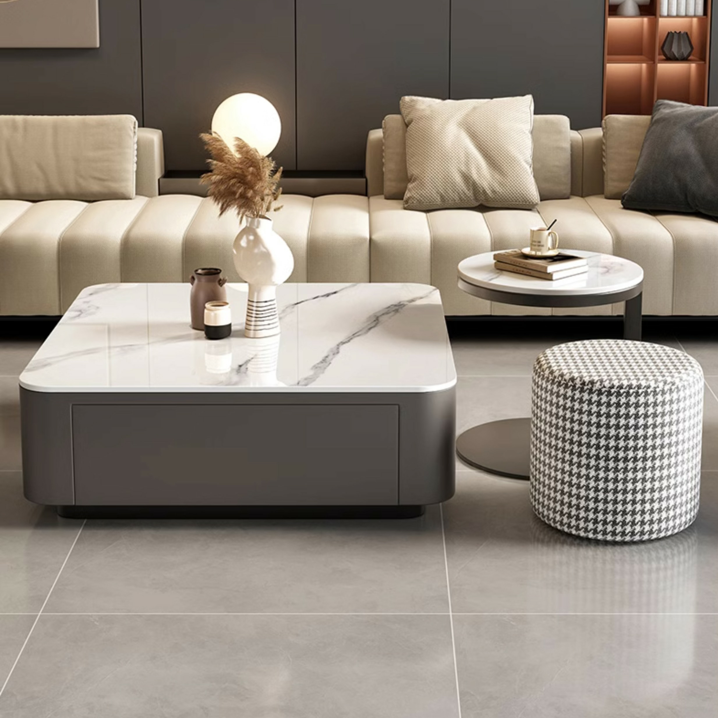 Modern Stone Nesting Coffee Table Set | Ormau - image 15