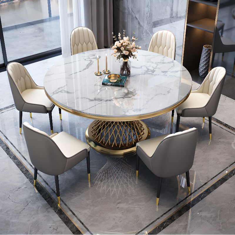 Art Deco Marble Dining Set | Ormau - image 2