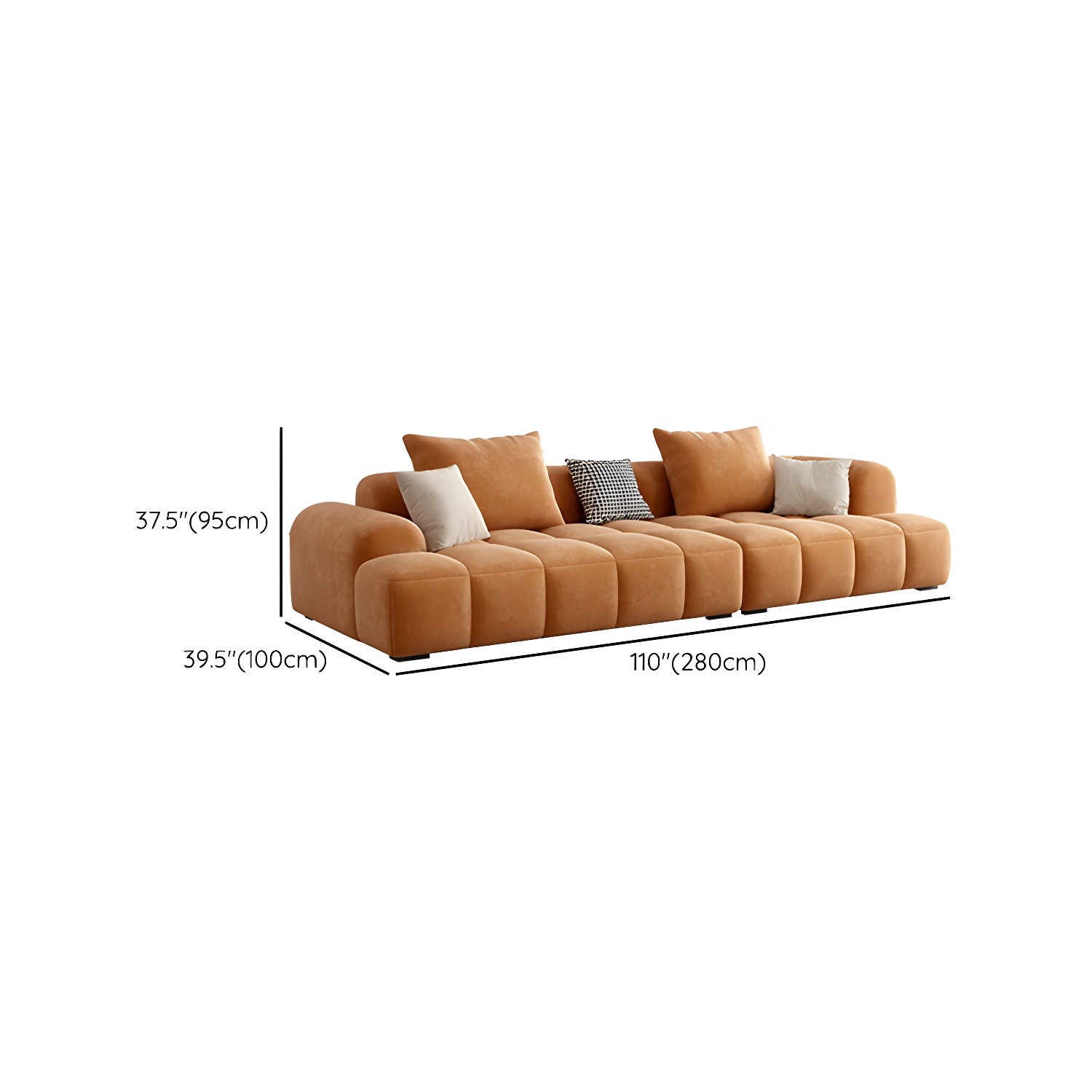 Suede Sectional Sofa | Ormau - image 22