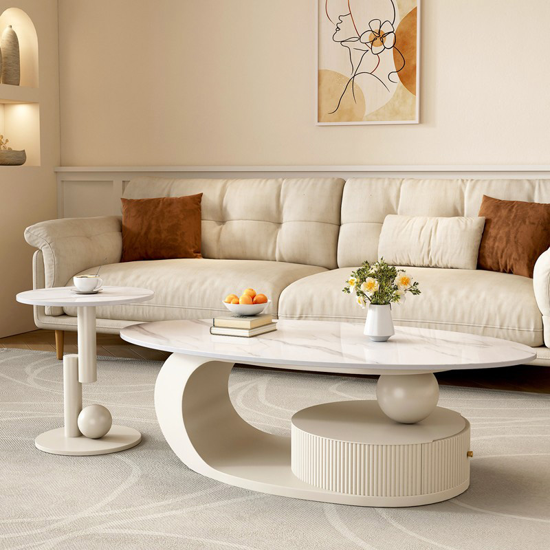Oval Stone Coffee Table | Ormau - image 5
