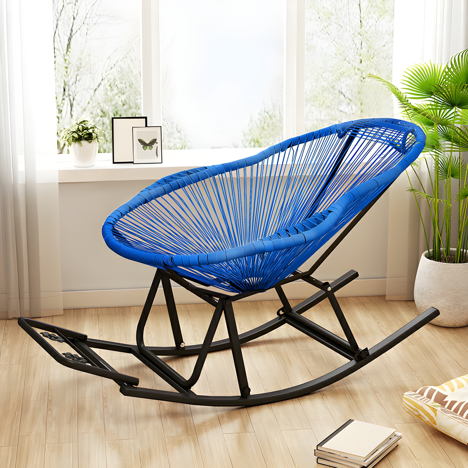 Wicker Rocking Accent Chair | Ormau - image 21