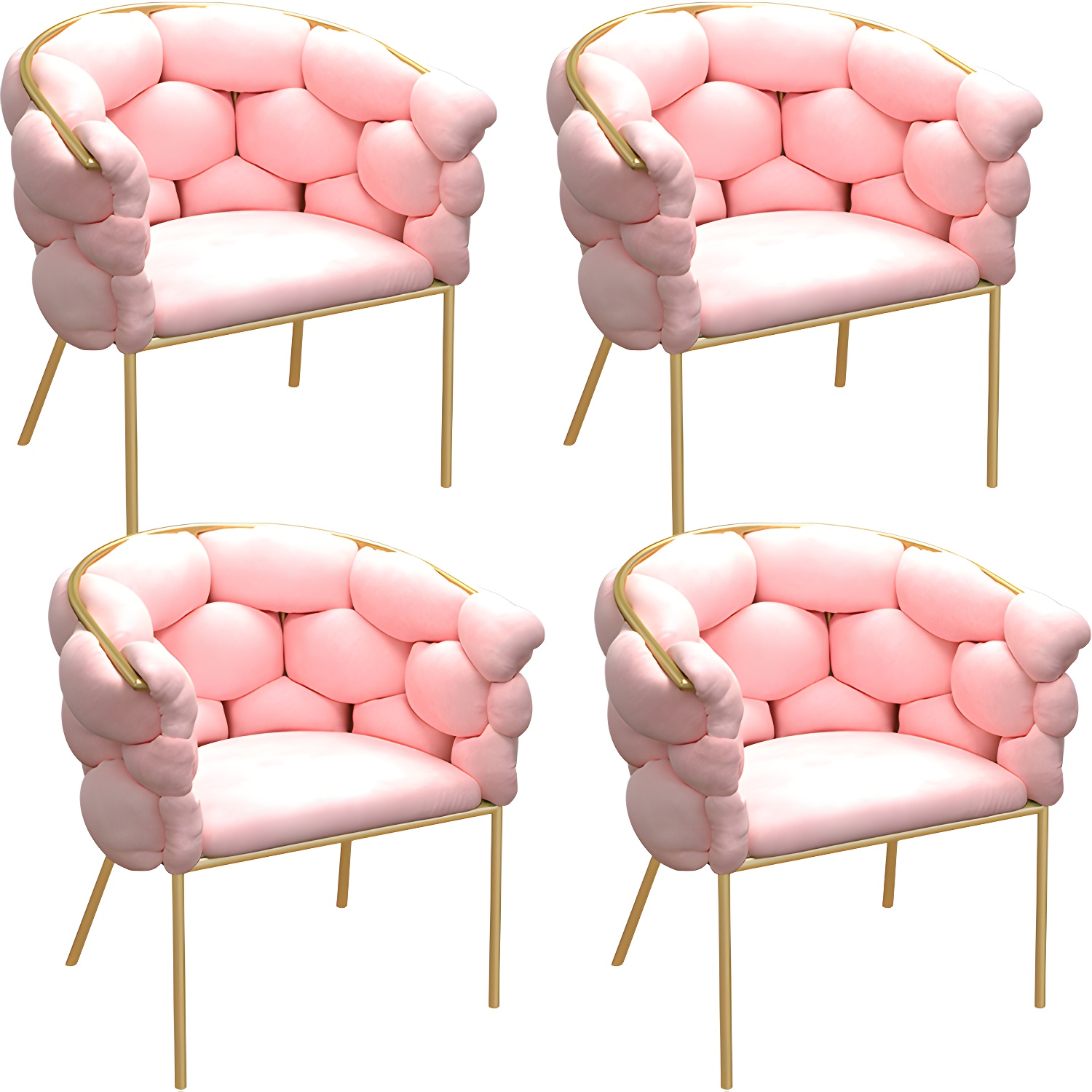 Glam Upholstered Dining Chair | Ormau - image 29