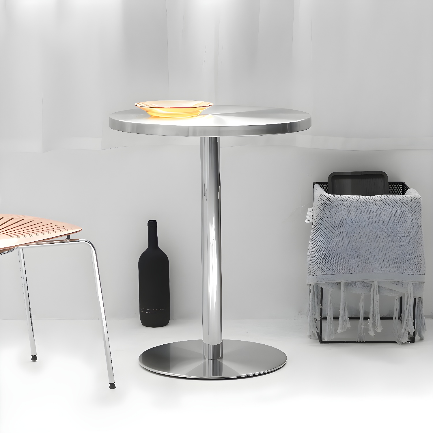 Industrial Pedestal Dining Table | Ormau - image 1