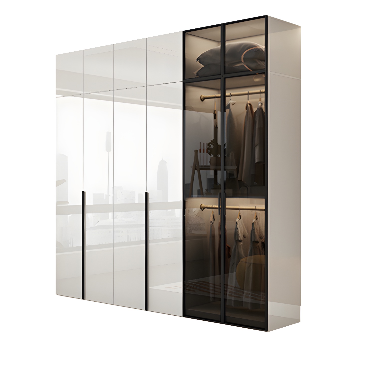 Sleek White Wardrobe | Ormau - image 5