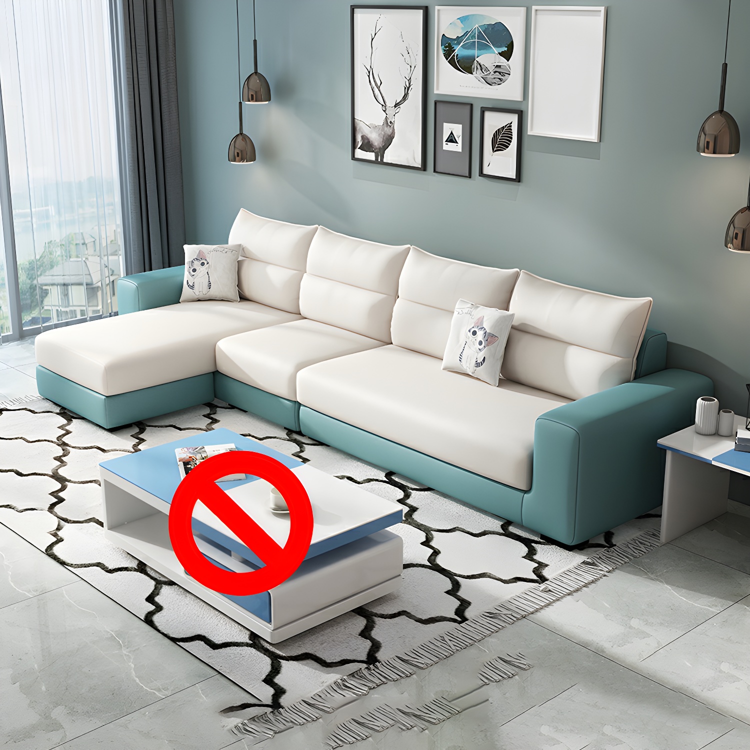 Modern L-Shape Sectional | Ormau - image 2