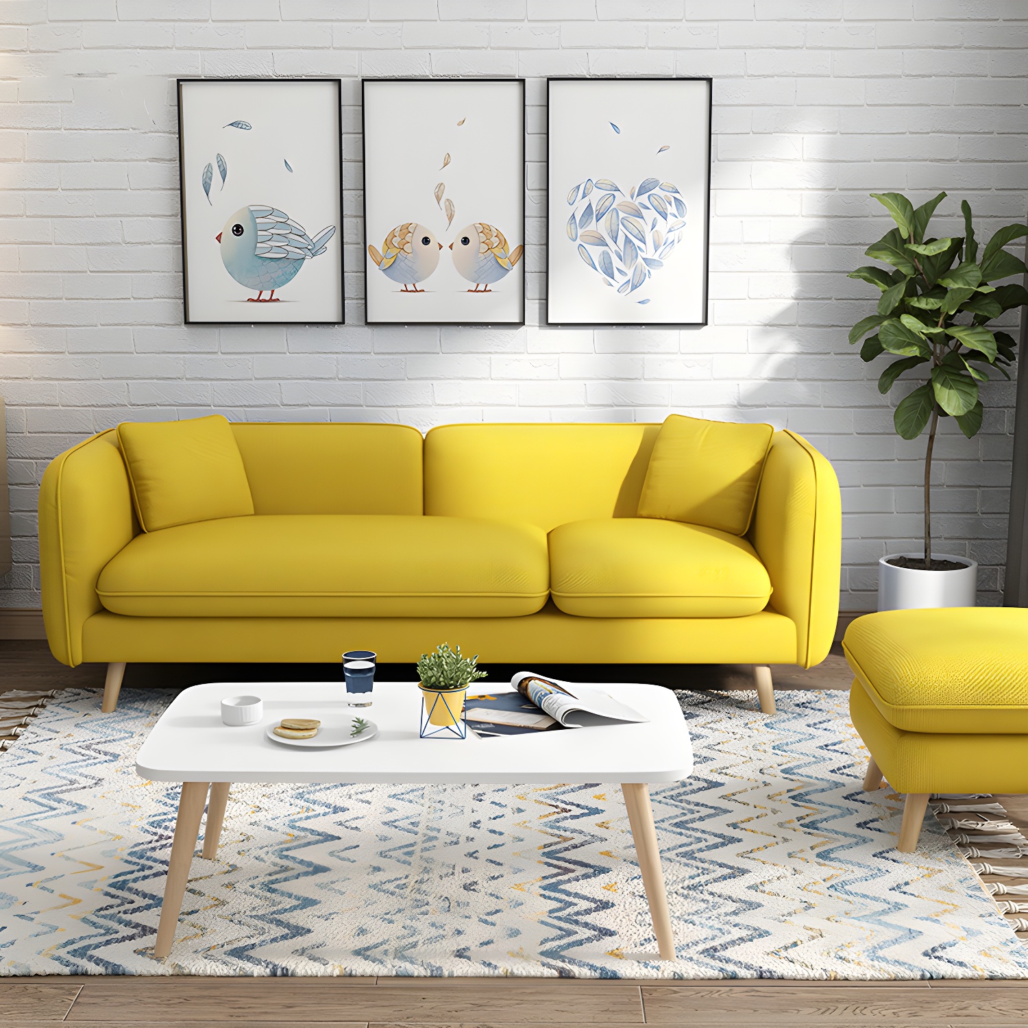 Linen Tuxedo Sofa | Ormau - image 12