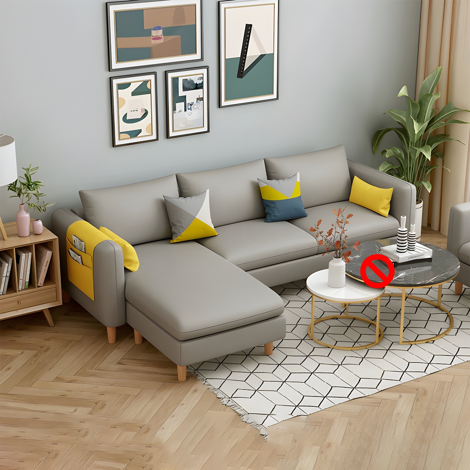 Modern L-Sectional Sofa | Ormau - image 7