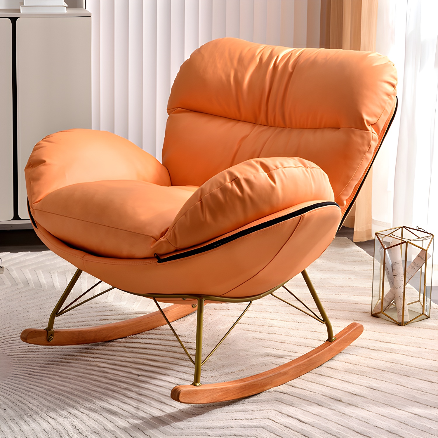 Upholstered Rocking Chair | Ormau - image 8