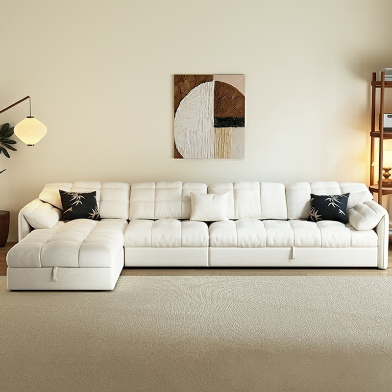 Tufted Velvet Sectional Sofa | Ormau - image 4