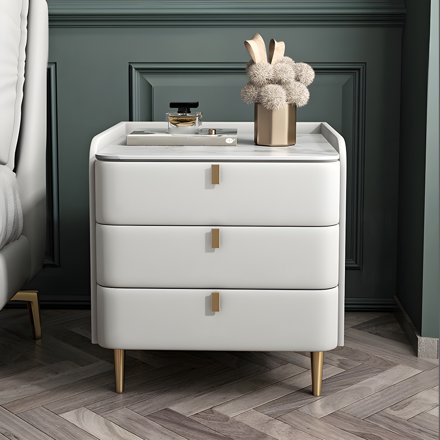 Stone Top Nightstand | Ormau - image 12