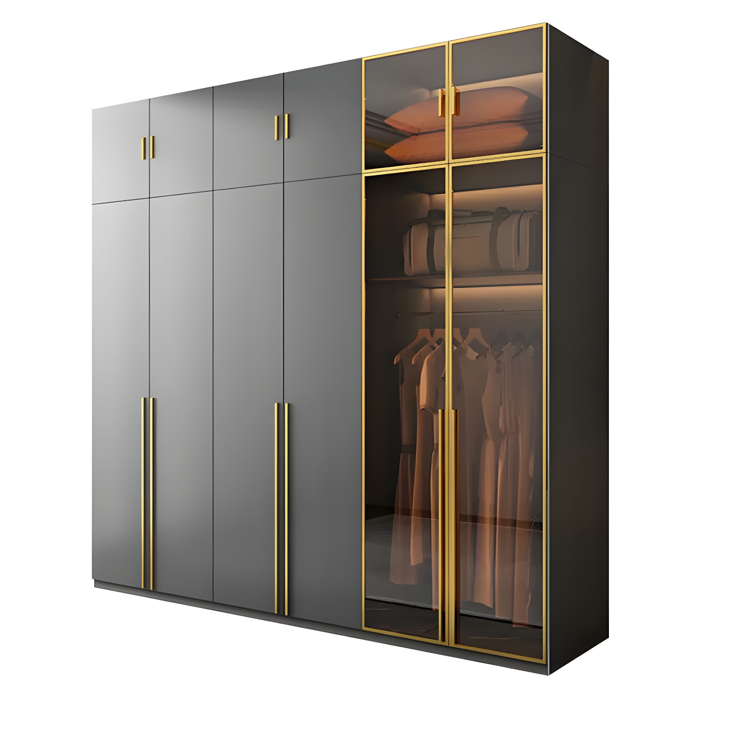 Modern Glass Wardrobe | Ormau - image 52