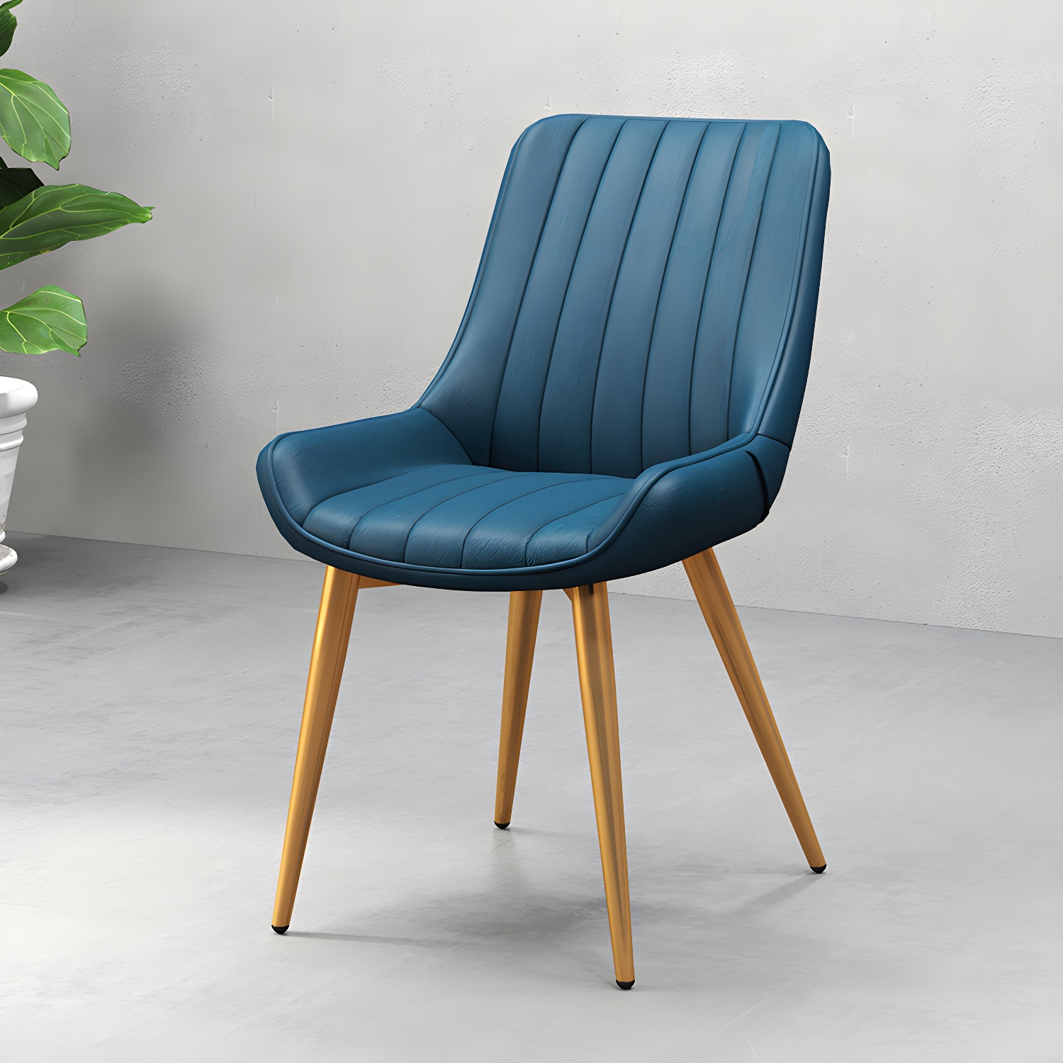 Faux Leather Dining Side Chair | Ormau - image 19
