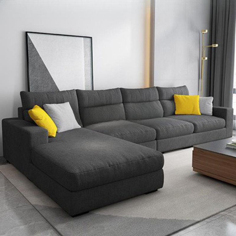 L-Shape Pillow Back Sofa | Ormau - image 2