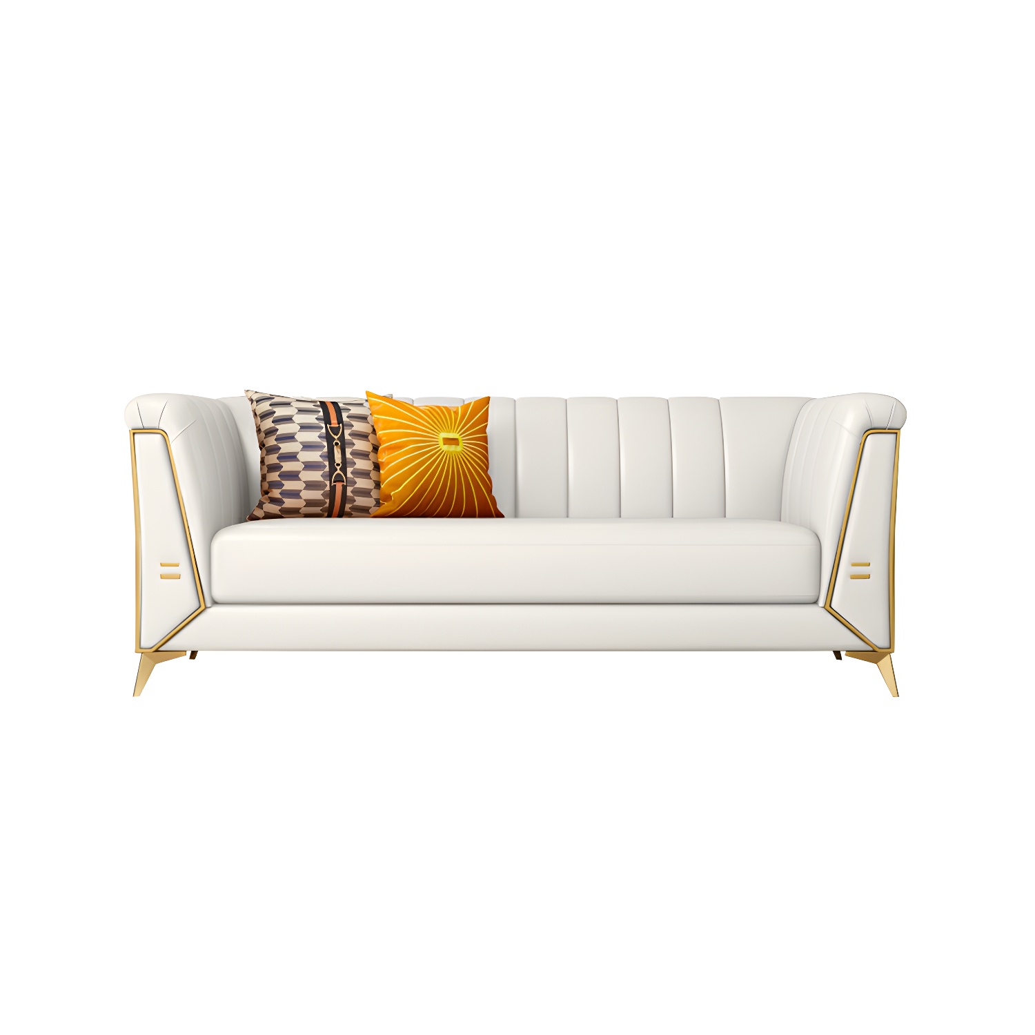 Glam Wood Frame Sofa | Ormau - image 33