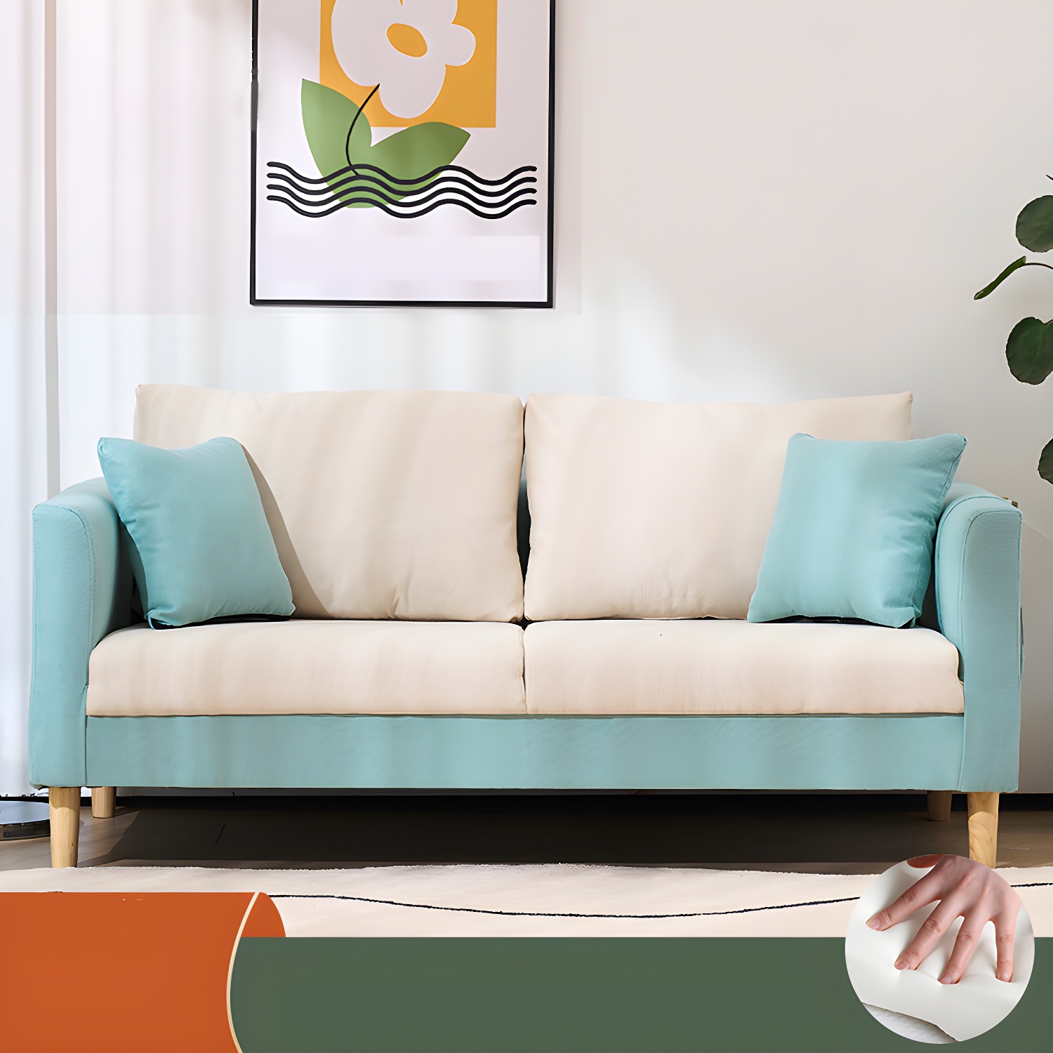 Tuxedo Arm Loveseat | Ormau - image 29