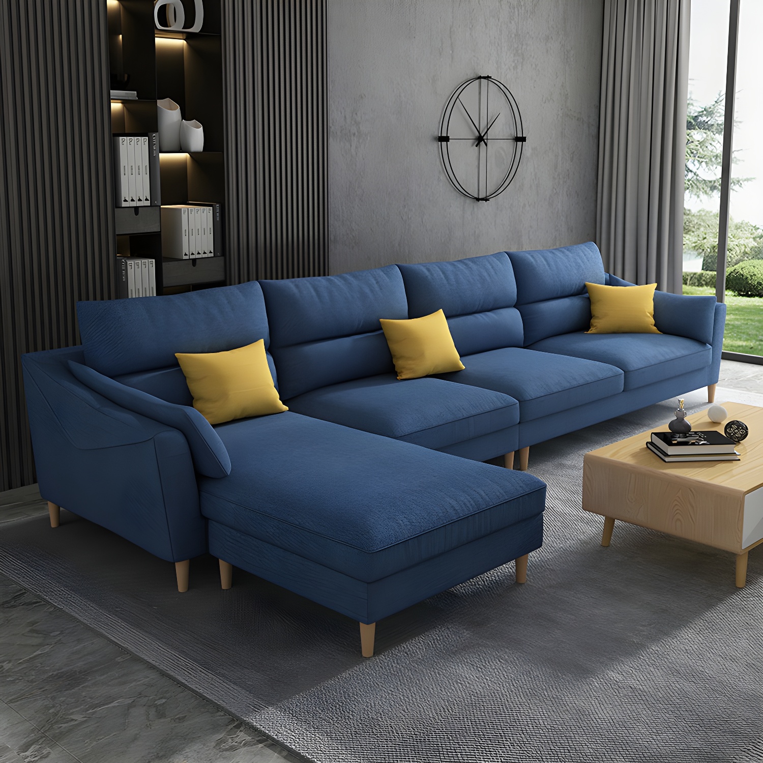 Modular Sectional Sofa with Ottoman | Ormau - image 8