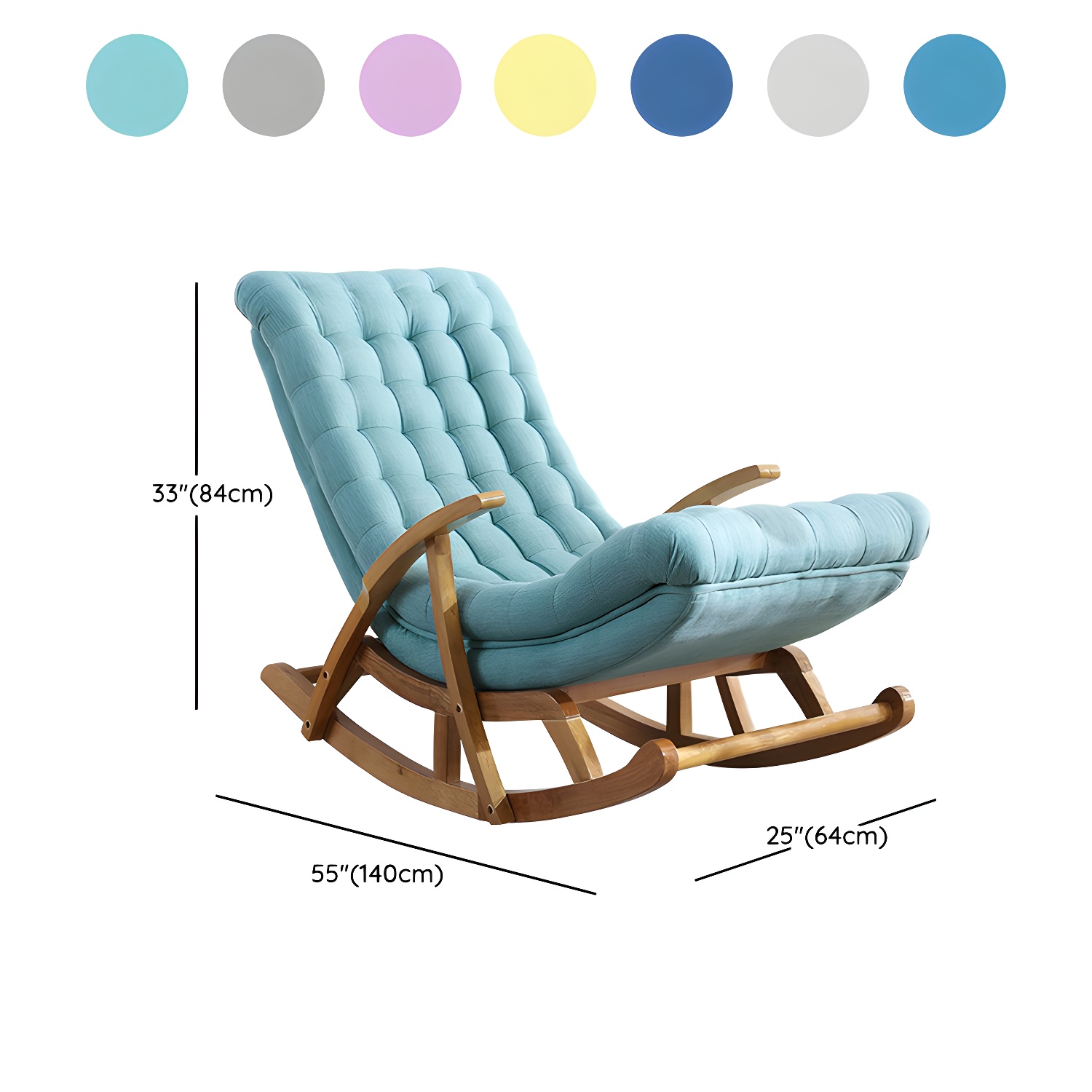 Upholstered Rocking Chair | Ormau - image 22