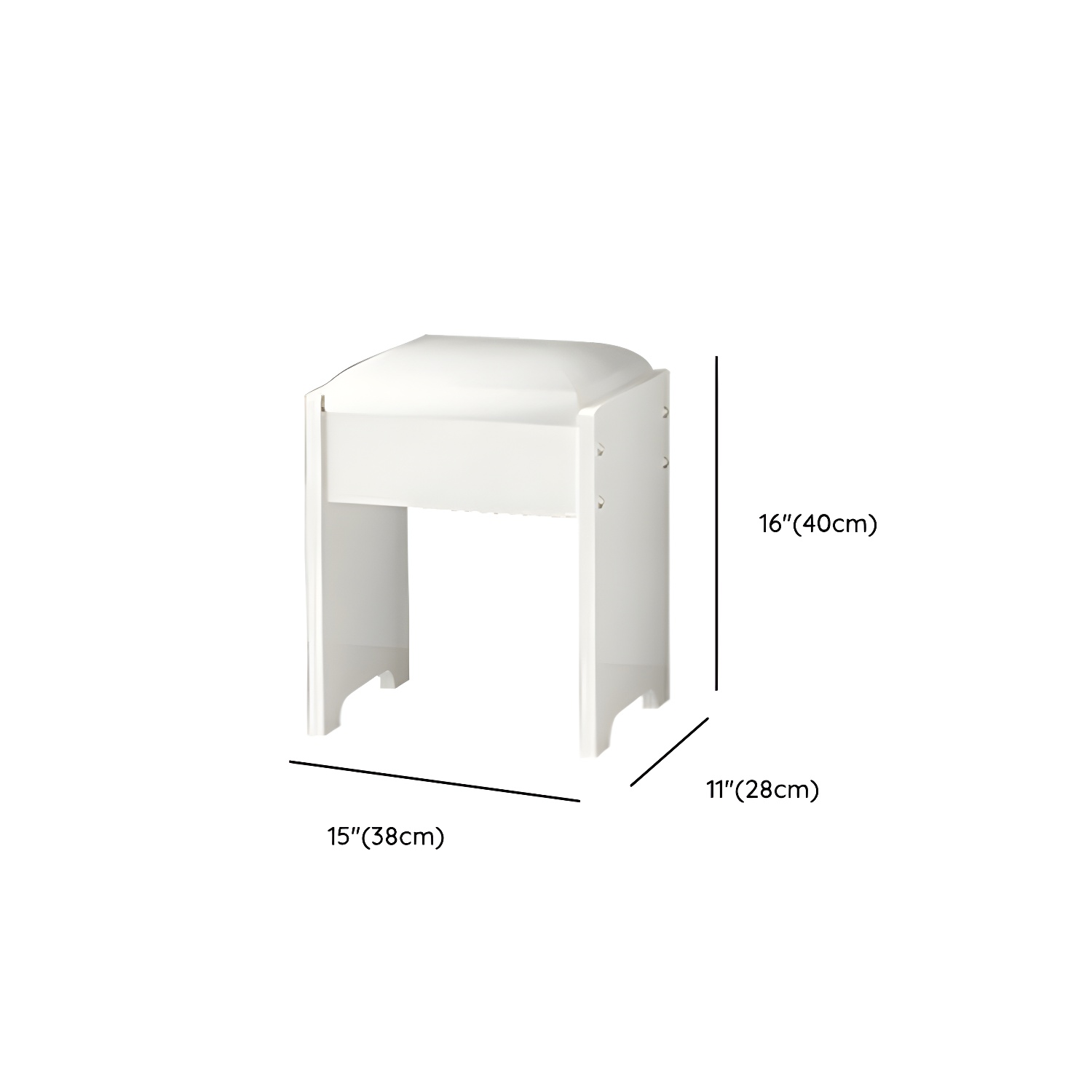 Modern Makeup Vanity & Stool Set | Ormau - image 13