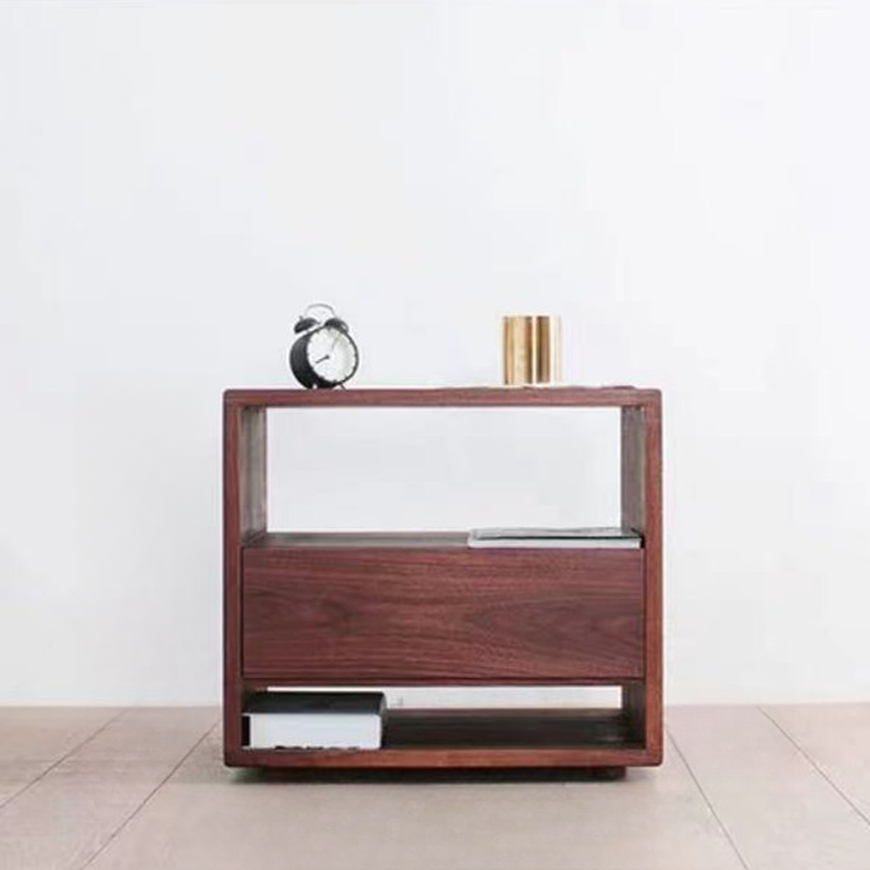 Modish Open Shelf Nightstand | Ormau - image 11