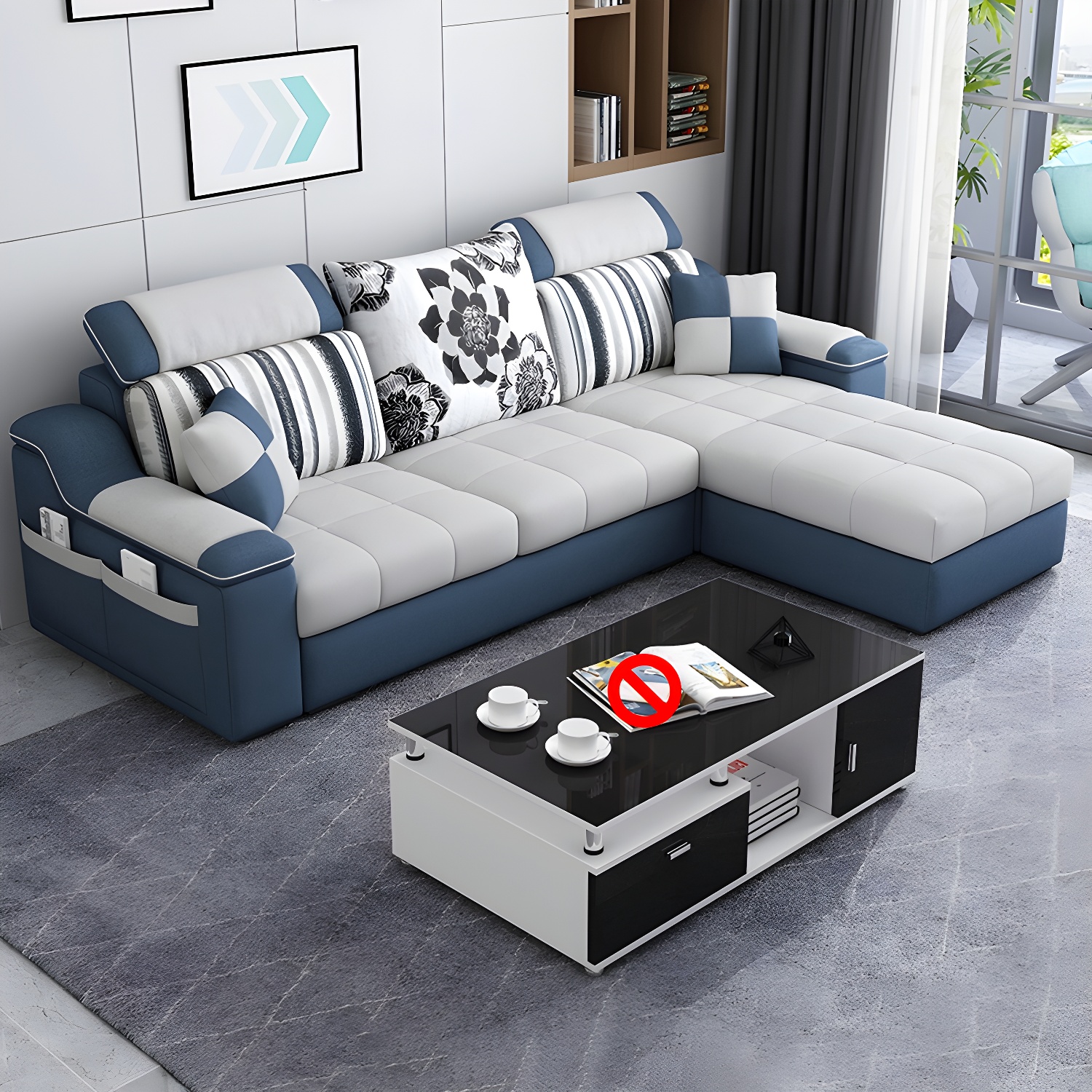 Reversible L-Shape Sectional Sofa | Ormau - image 6
