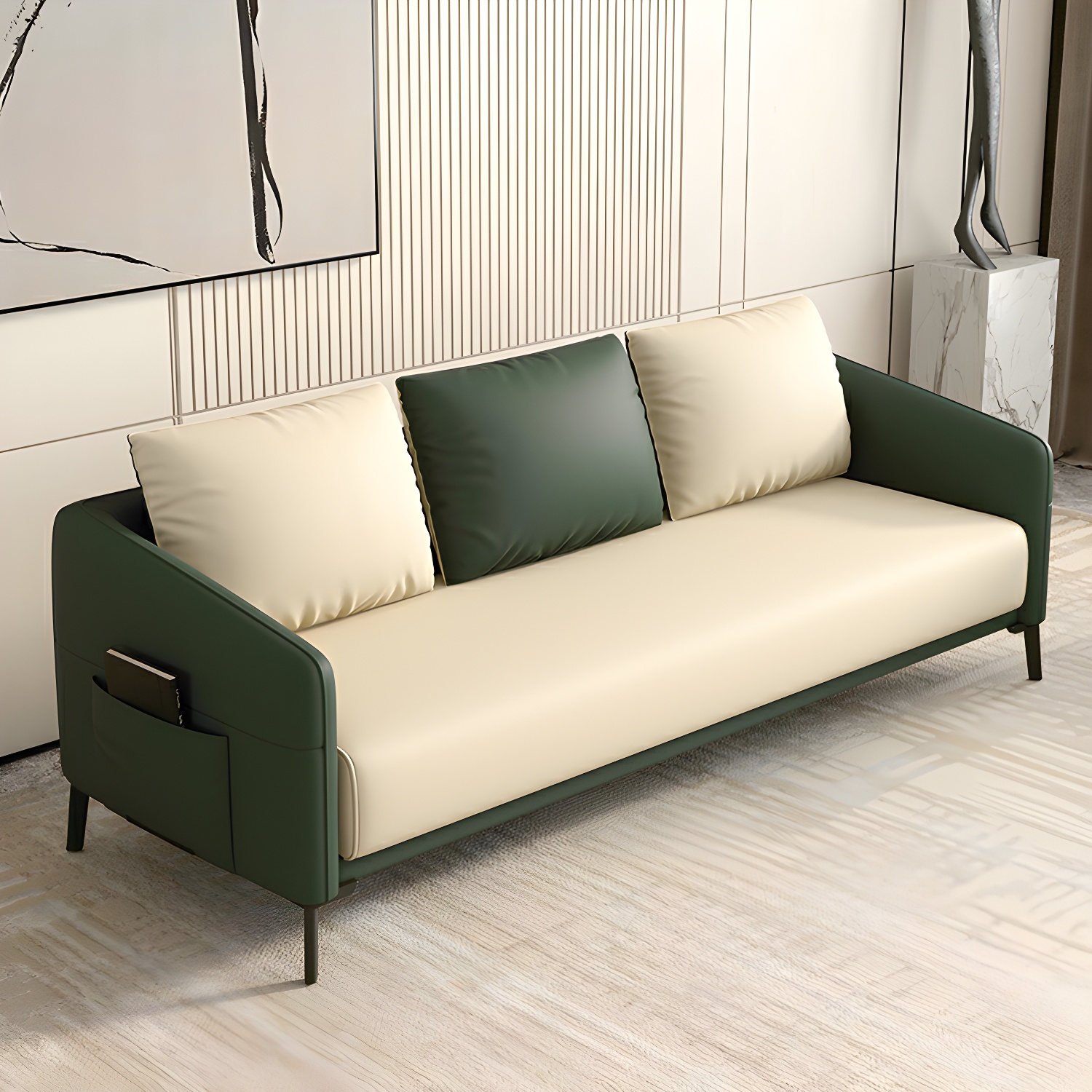 Modern Wood Frame Sofa | Ormau - image 4
