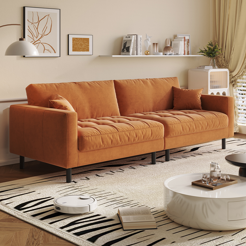 Modern Faux Leather Sofa | Ormau - image 10