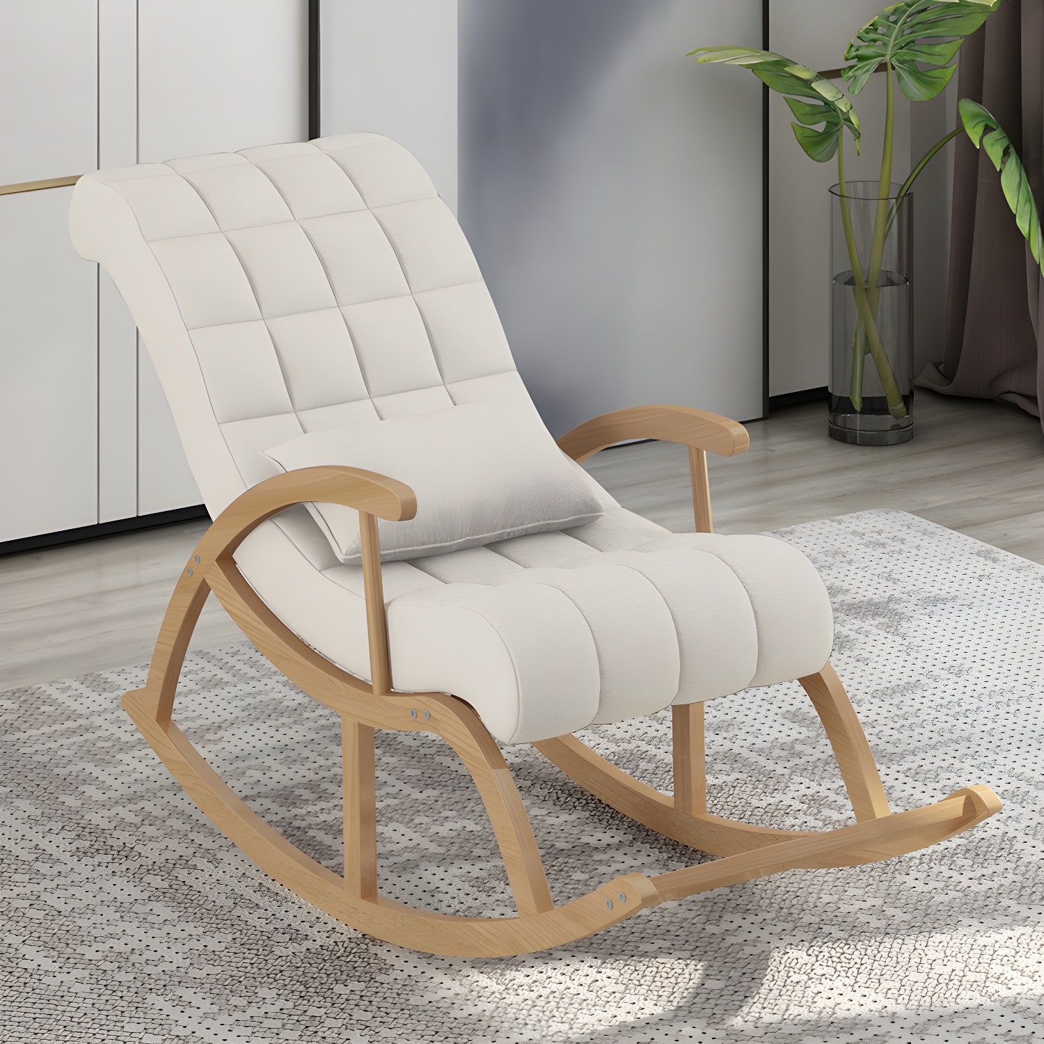 Upholstered Rocking Chair | Ormau - image 1