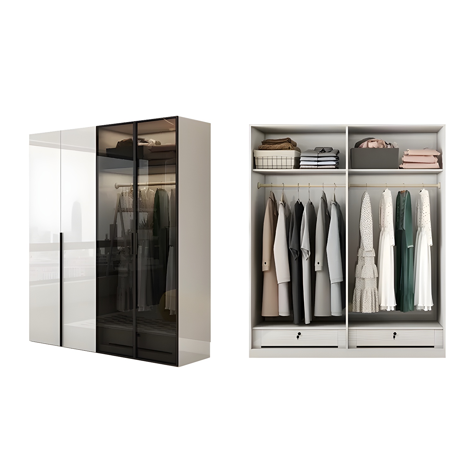 Sleek White Wardrobe | Ormau - image 42