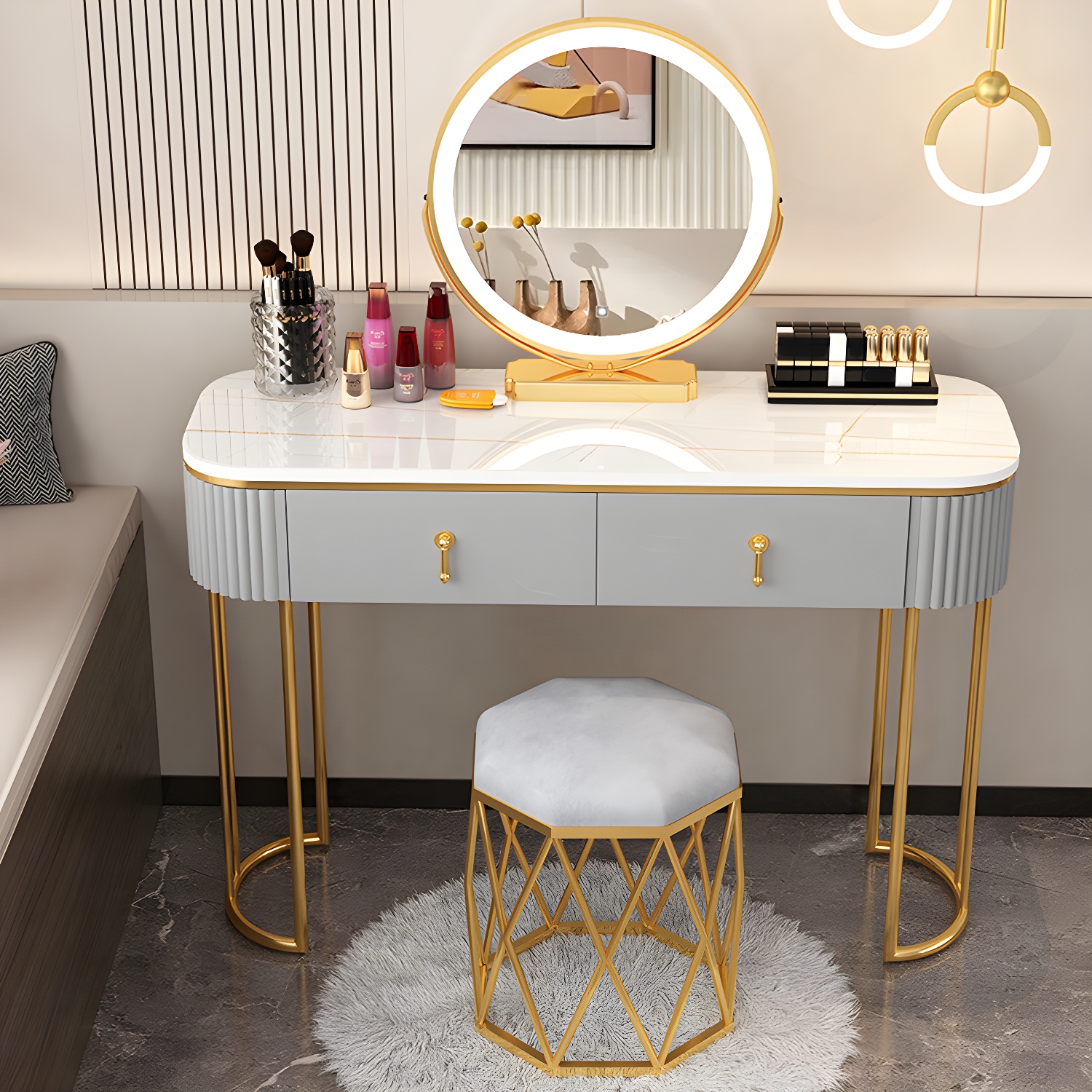 Lighted Mirror Vanity | Ormau - image 32