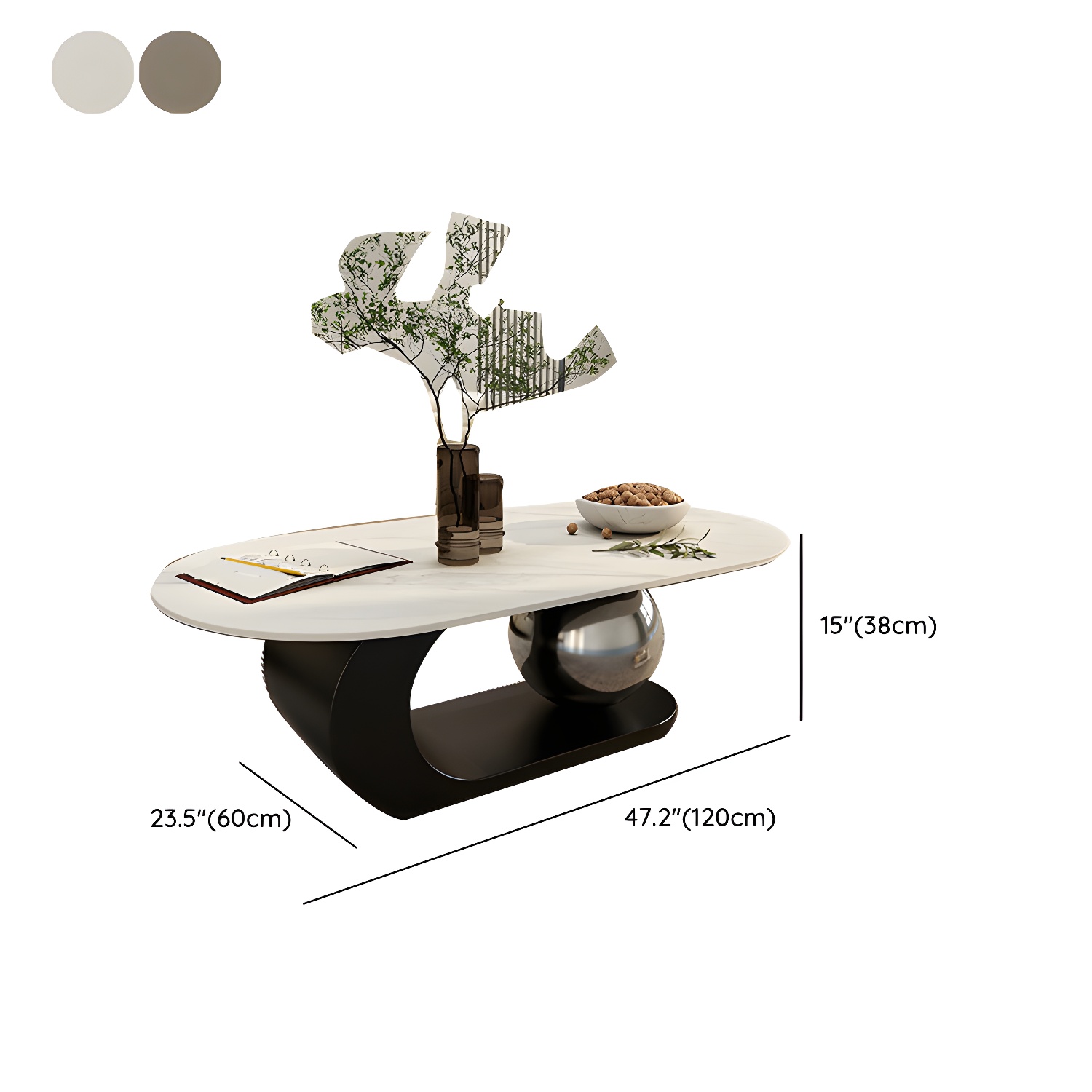 Glam Stone Coffee Table | Ormau - image 20