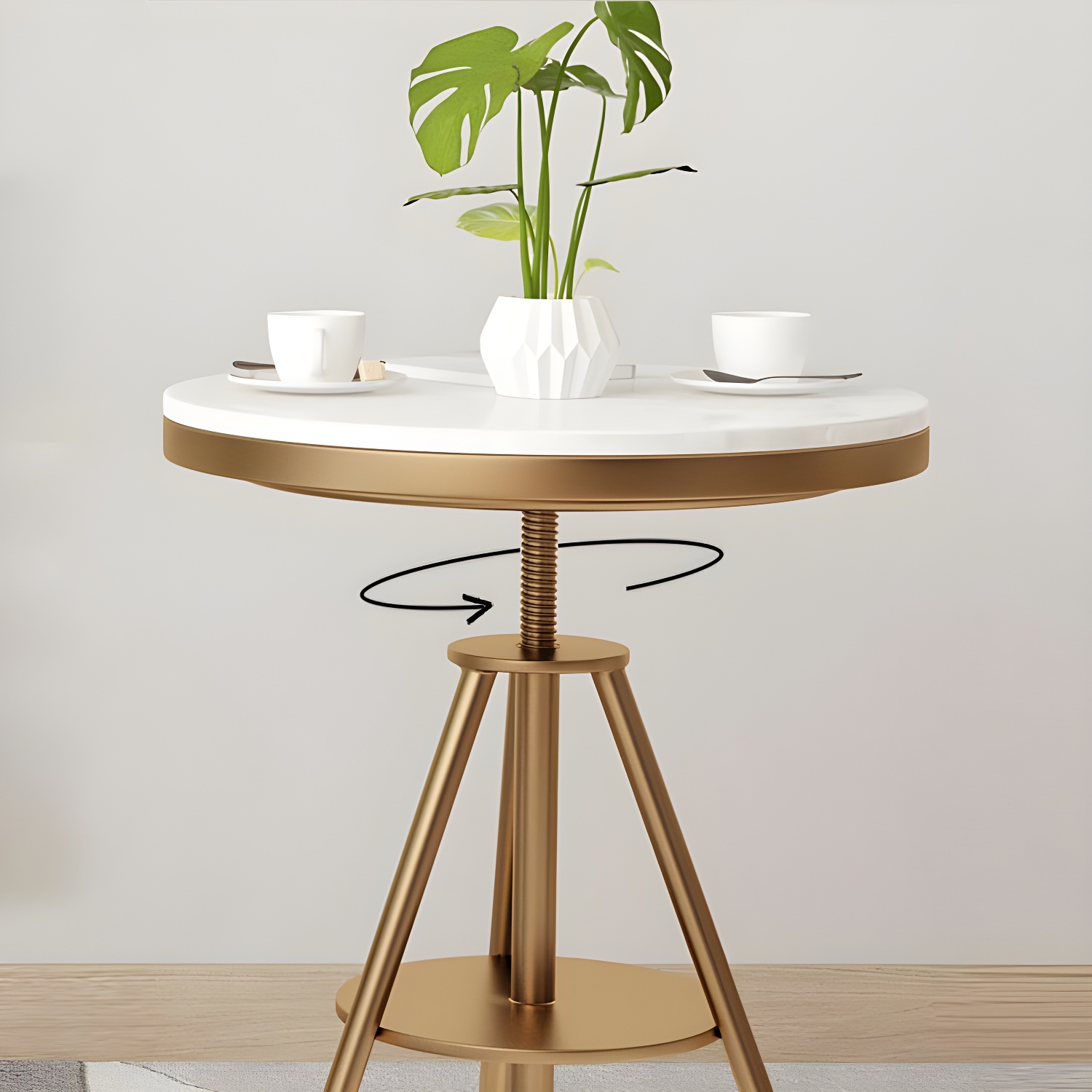 Marble & Gold Dining Table | Ormau - image 9