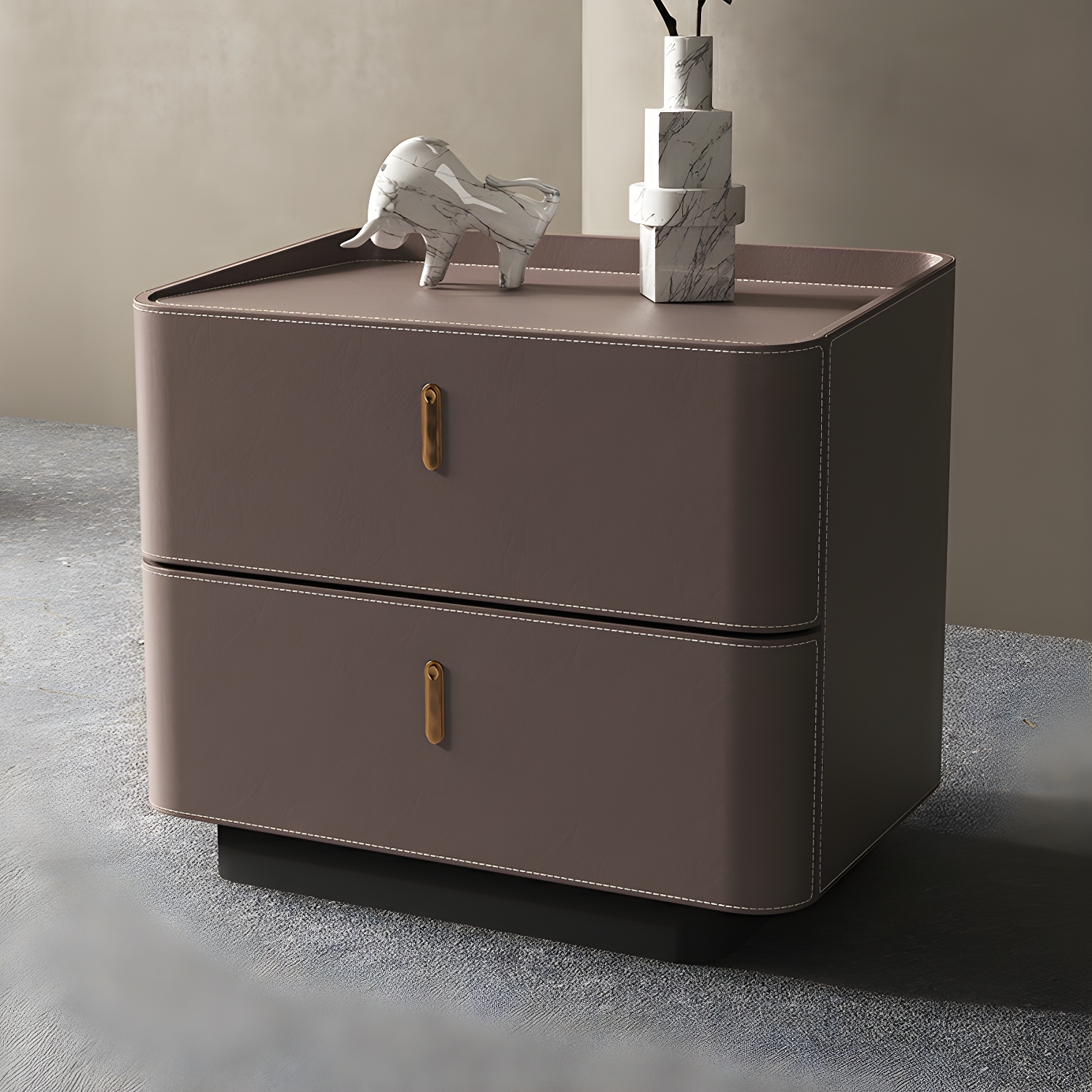 Modern Wood Grain Nightstand | Ormau - image 4
