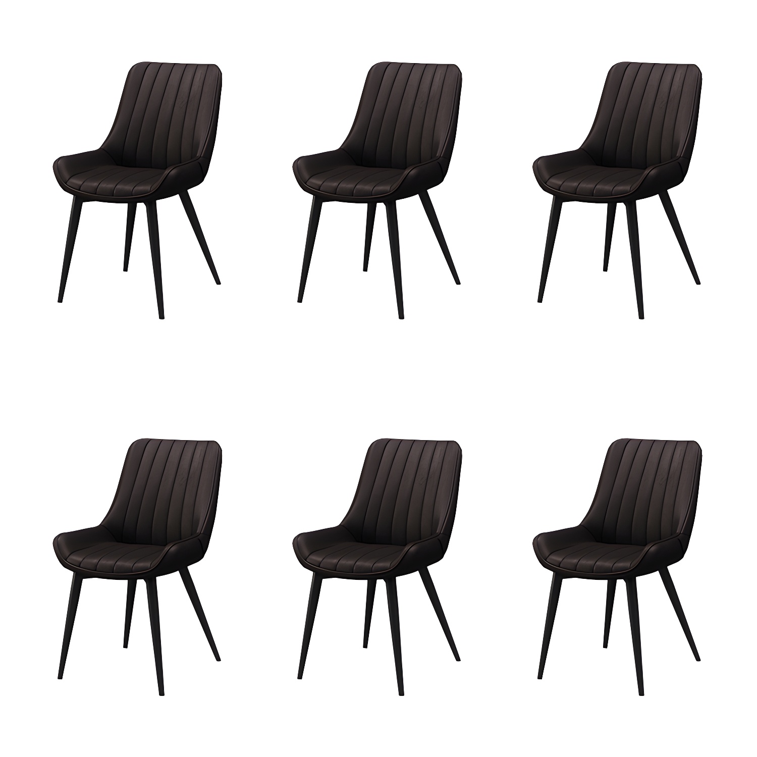 Faux Leather Dining Side Chair | Ormau - image 58