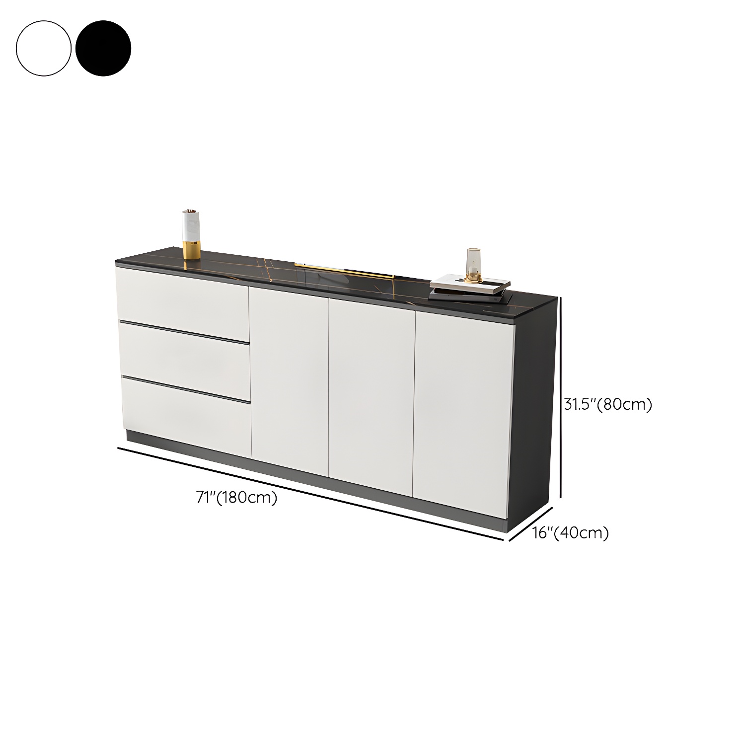 Stone Top Sideboard Cabinet | Ormau - image 12