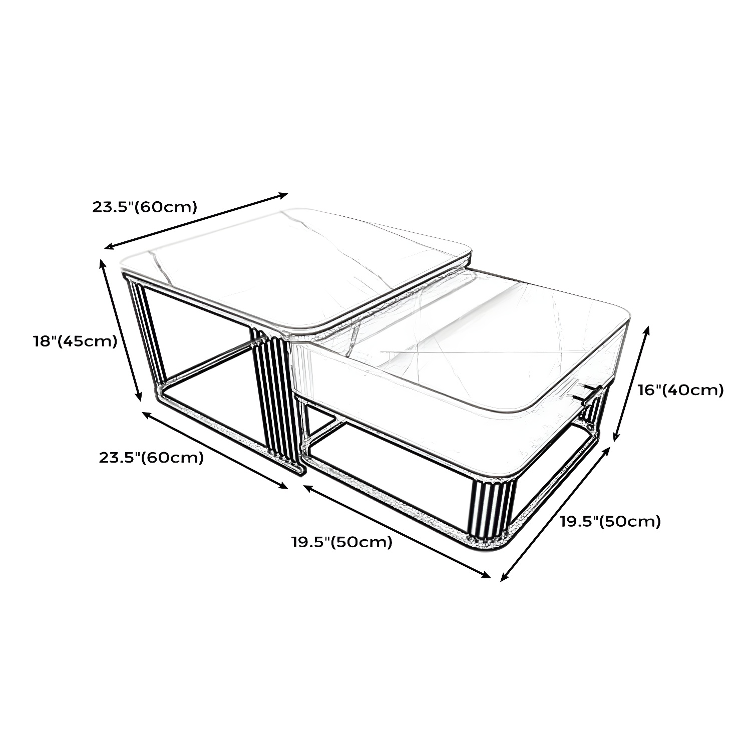 Slate Nesting Coffee Tables | Ormau - image 12