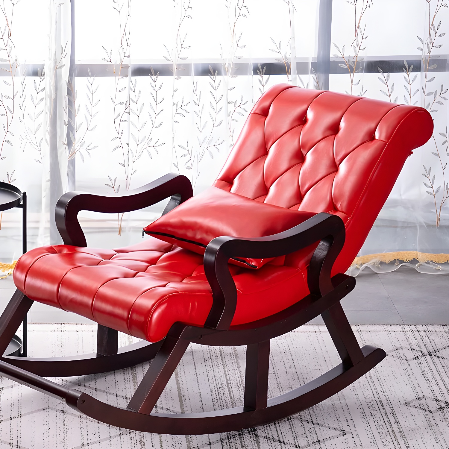Tufted Rocking Accent Chair | Ormau - image 8