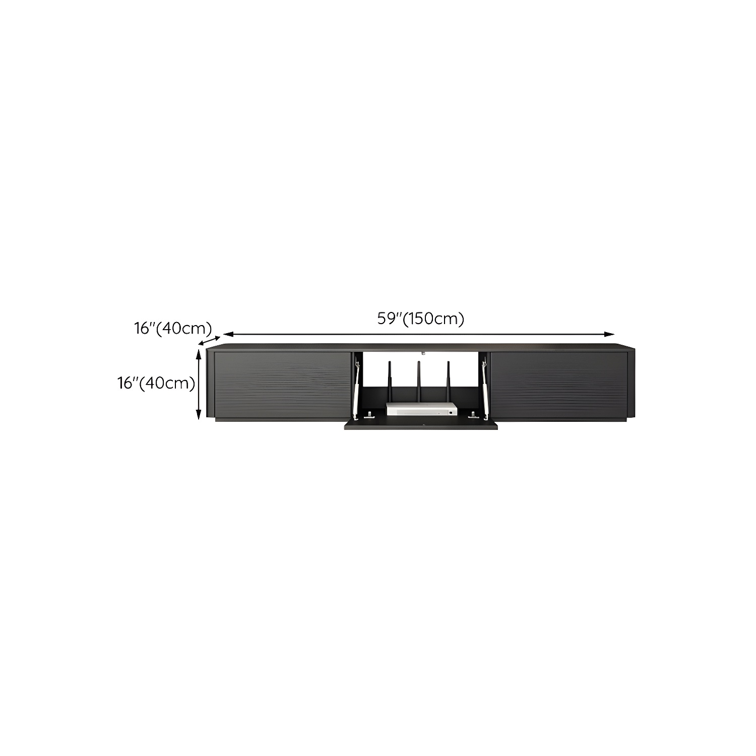 Noir Low Profile TV Stand | Ormau - image 10