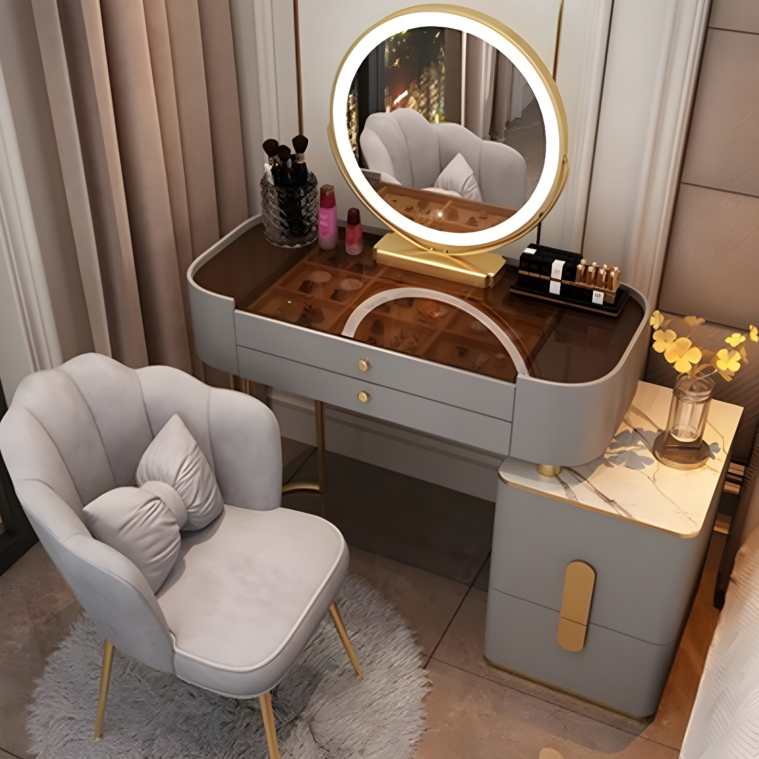 Glass Top Vanity | Ormau - image 2