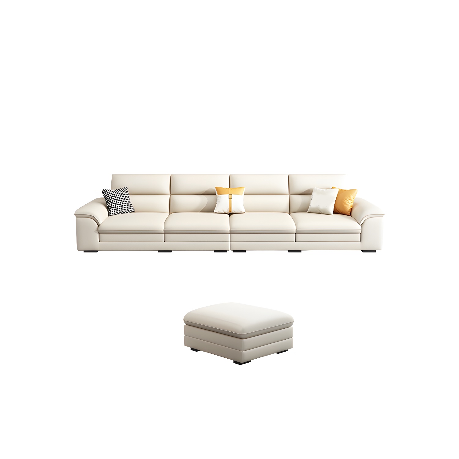 Modern Beige Sectional Sofa | Ormau - image 29