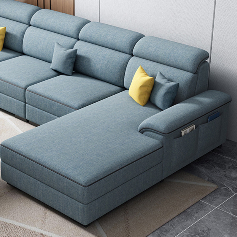 Modern L-Shape Sectional Sofa | Ormau - image 10