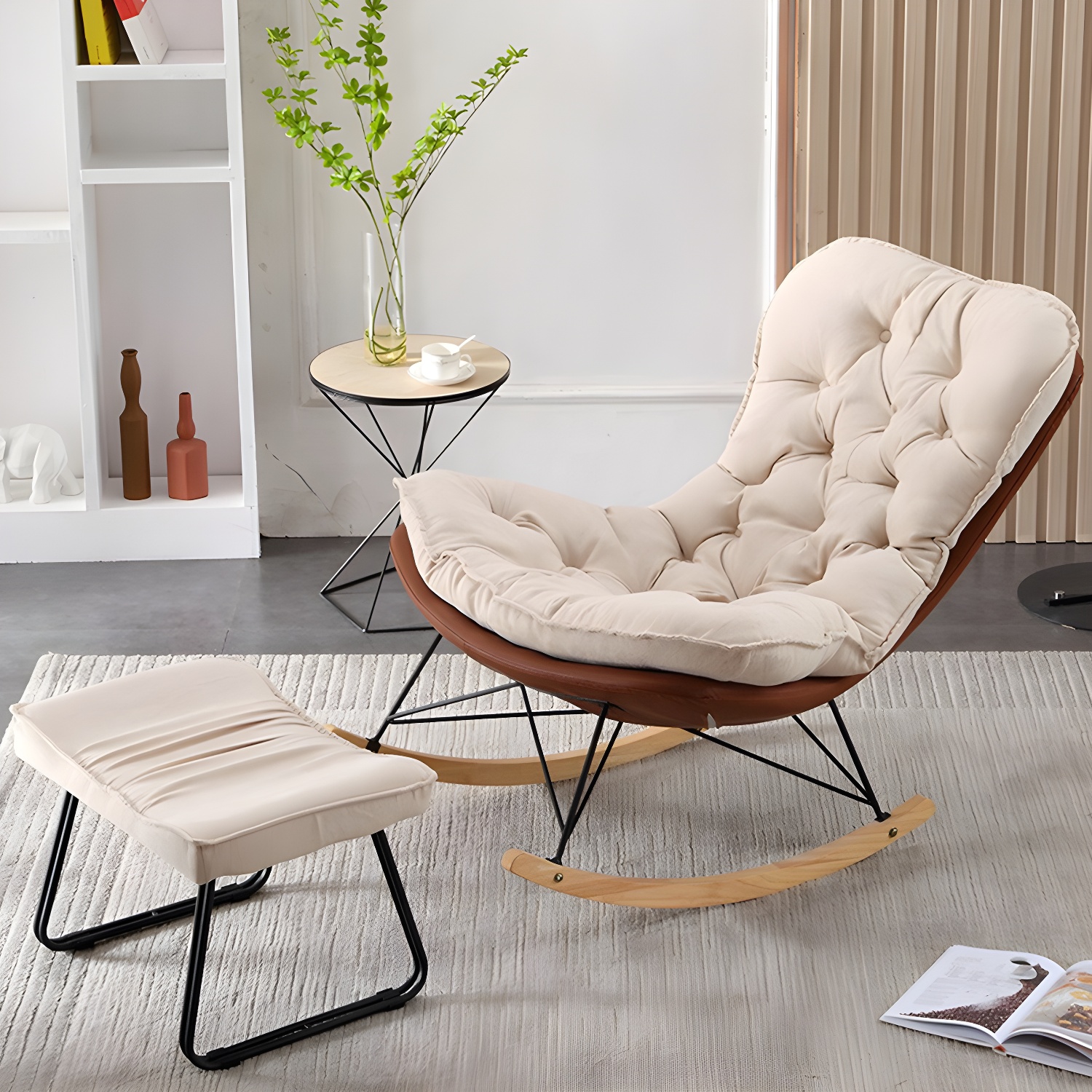 Upholstered Rocking Chair | Ormau - image 10