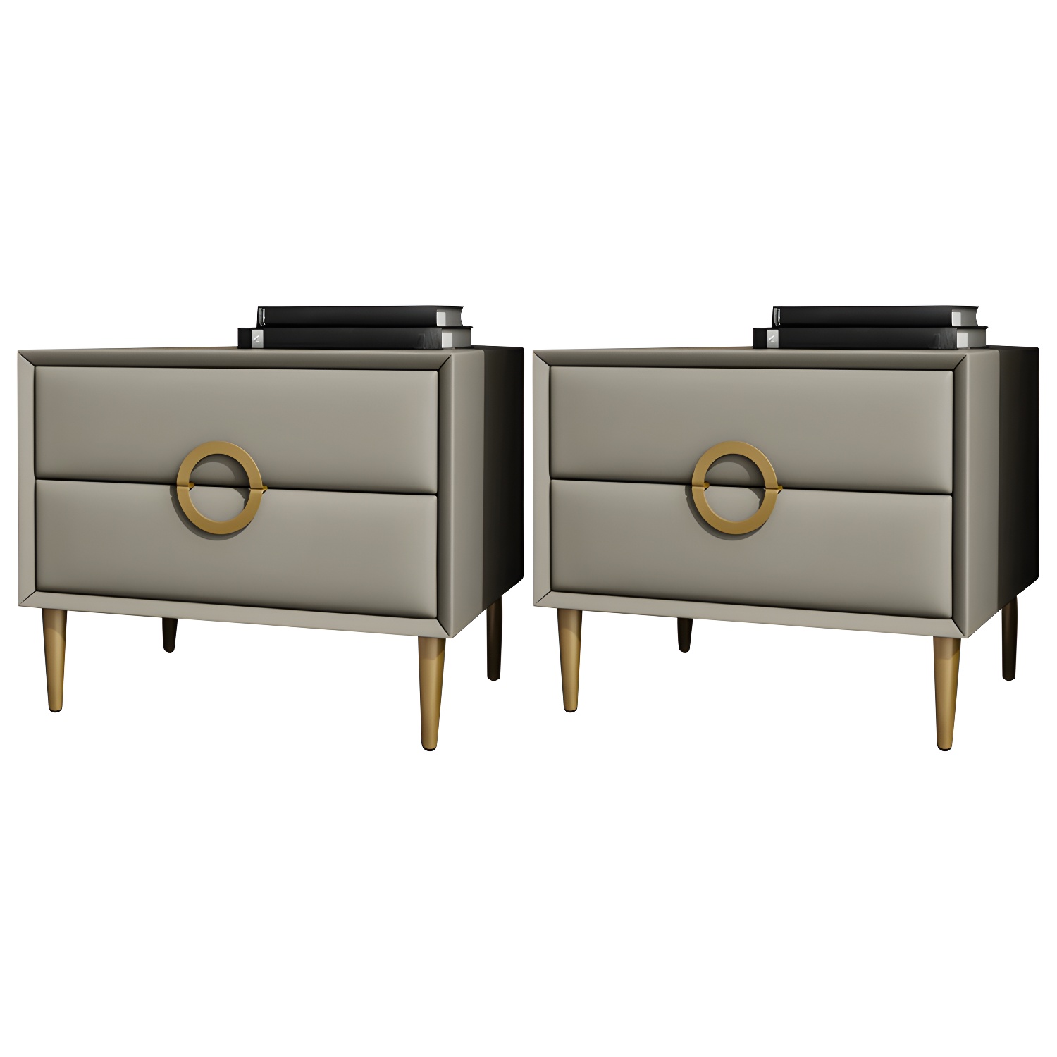 Glam Nightstand with Drawers | Ormau - image 32