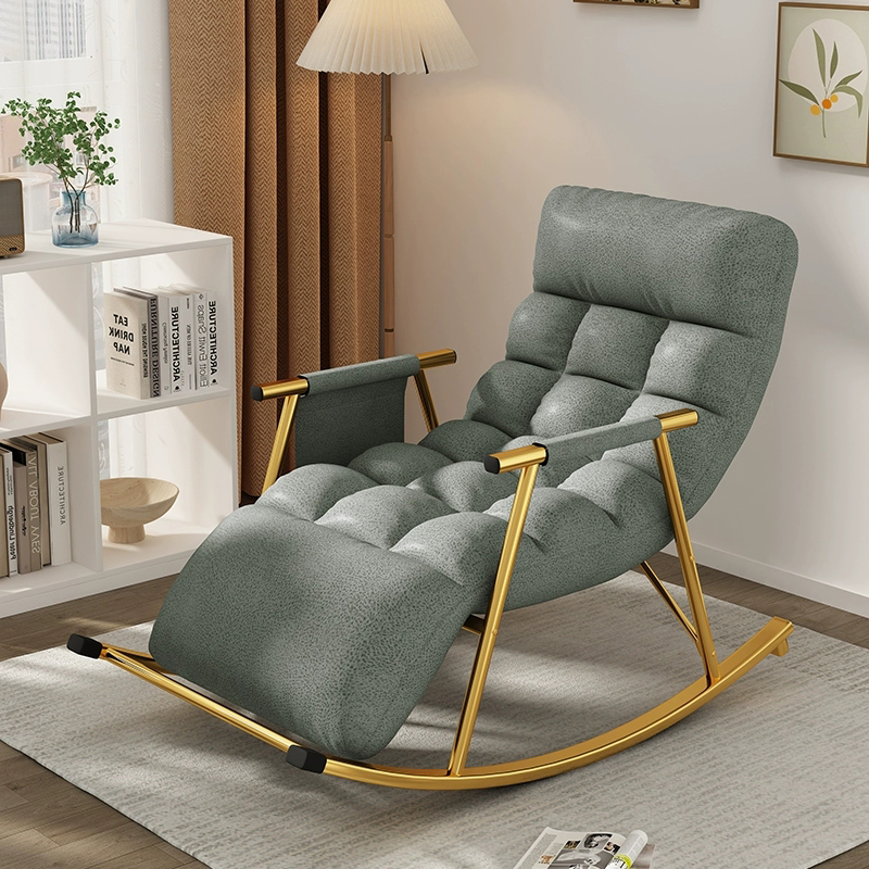 Chic Upholstered Rocking Chair | Ormau - image 2