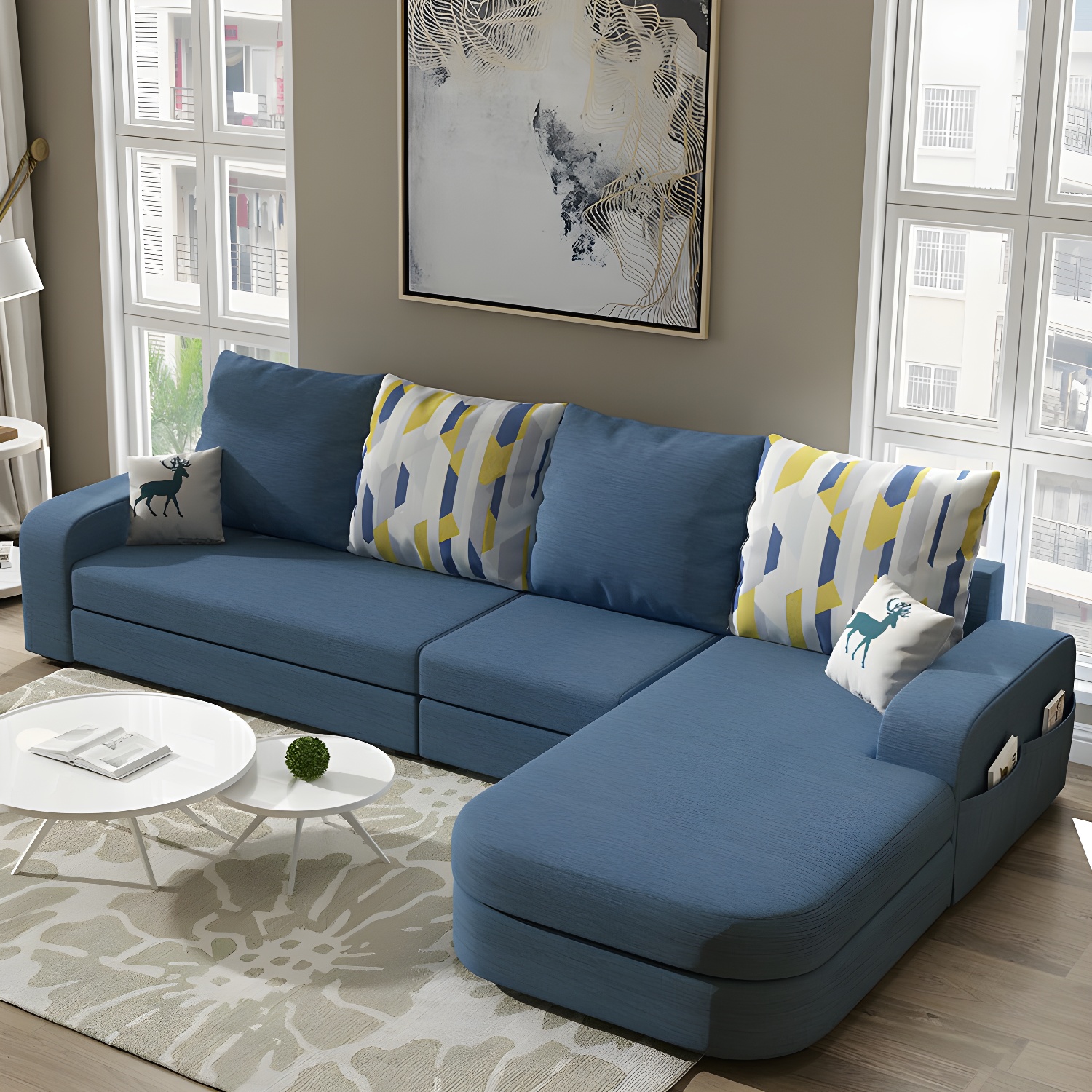 Modern L-Shape Sectional | Ormau - image 3