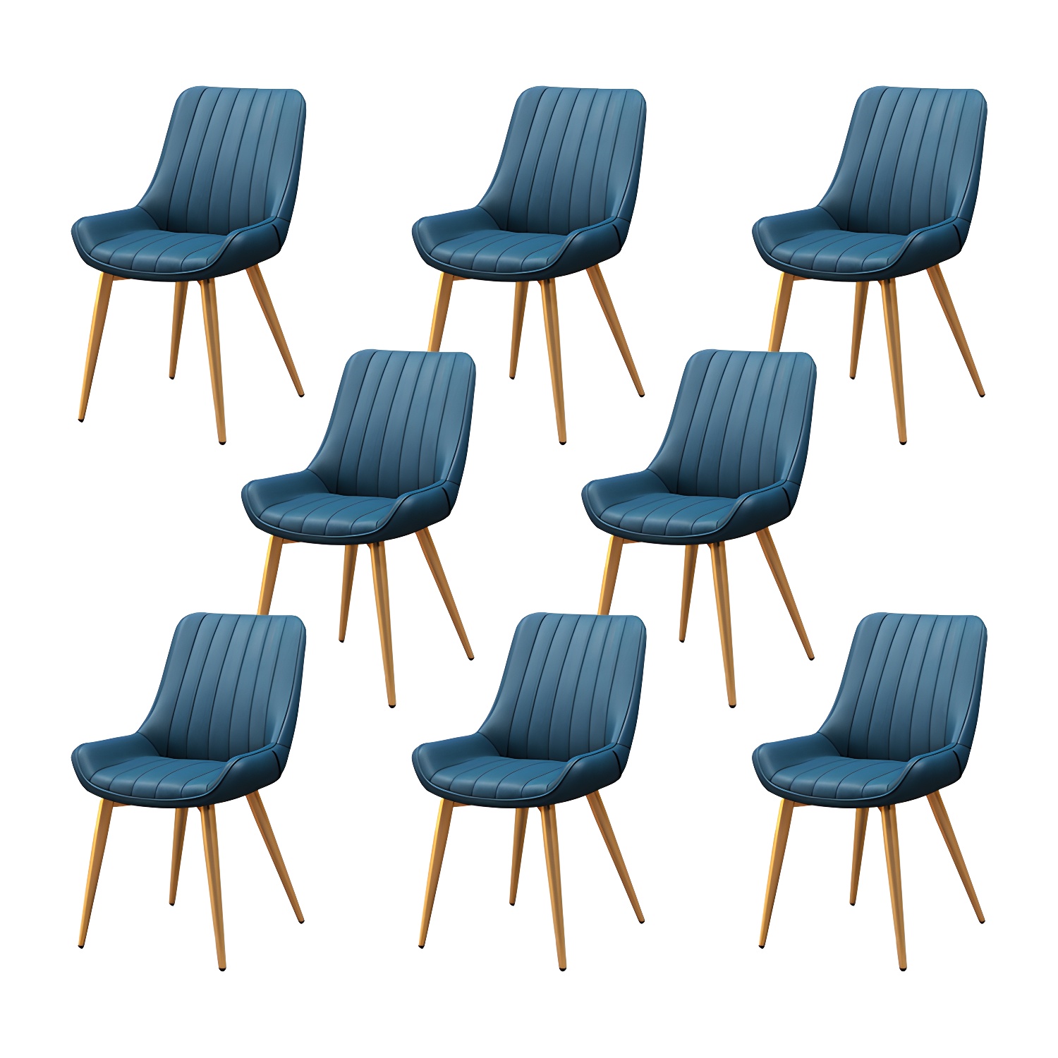 Faux Leather Dining Side Chair | Ormau - image 63