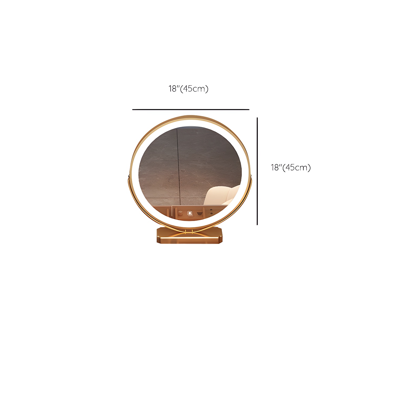 Lighted Vanity Table Set | Ormau - image 23