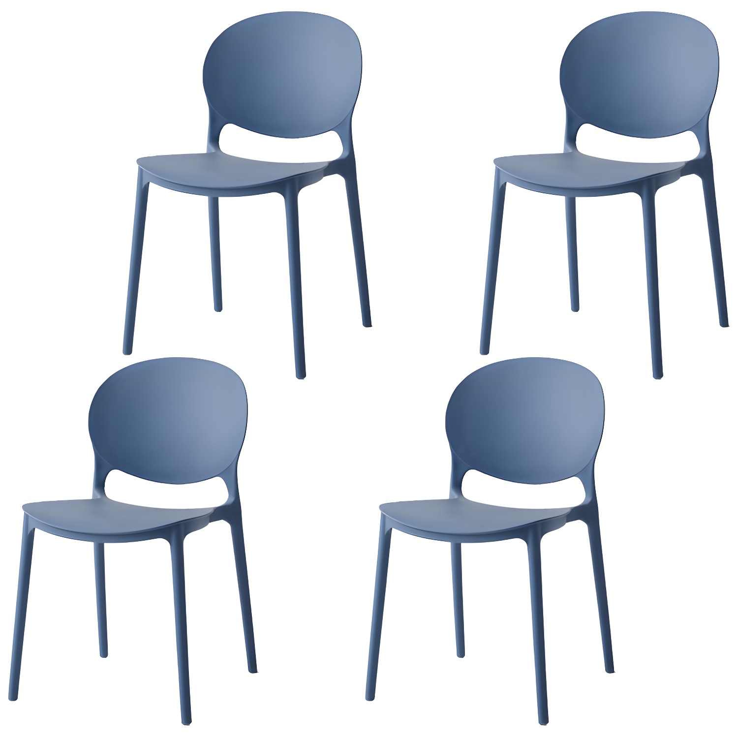 Modern Stackable Dining Chairs | Ormau - image 5