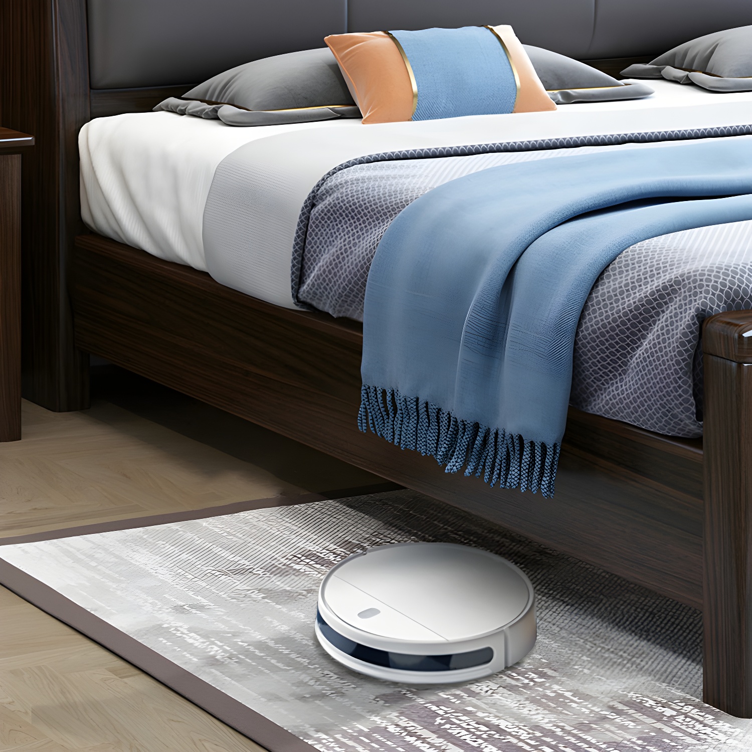 Upholstered Wood Bed | Ormau - image 7